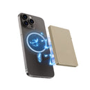 Carteira Masculina TOYFID em Alumínio com Pop-Up Deslizante, Slim e Proteção RFID