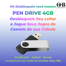 Kit Pen Drive Desbloqueie Você Mesmo - 4GB a 128GB - METODO P/ BLOQUEADO & DESBLOQUEADO