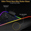 MousePad Gamer RGB XXL 80×30cm com 10 Modos de Iluminação