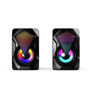 Caixa de Som USB P2 para PC, Notebook e Celular | Mini Caixa de Som Estéreo Portátil com Som Potente e Alta Qualidade