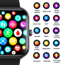 Relógio Inteligente - Smartwatch para Diabéticos com Medição de Glicose, Monitor de Saúde e Chamada SOS