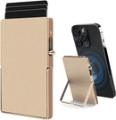 Carteira Masculina TOYFID MagSafe em Metal com Pop-Up, Proteção RFID e Suporte Ajustável