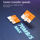 Cartão de Memória SomnAmbulist MicroSD (TF) 64GB High Speed para Mobile, Drone, Áudio e Câmeras