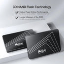 SSD NETAC SATA III 2.5” – 128GB a 2TB | Upgrade Rápido para PC, Notebook e Consoles