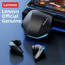 Fone de Ouvido Lenovo GM2 Pro Bluetooth 5.3 TWS com Microfone, Áudio 9D e Modo Jogo