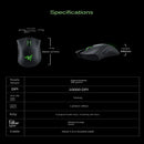 Mouse Gamer Razer DeathAdder / Viper Standard Edition 6400 DPI com Fio – eSports e Alta Precisão
