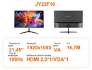 Monitor Gamer Legacy JY22F10 21,5” Full HD 100Hz 1ms HDMI VGA FreeSync e G-Sync