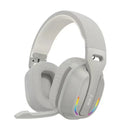 Headset gamer MZYDM B500 com Bluetooth 5.4, baixa latência, iluminação RGB e microfone integrado, ideal para jogos no PC com áudio imersivo e comunicação clara.