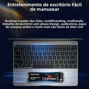 SSD KOOTION X15Lite NVMe M.2 PCIe alto desempenho, ideal para acelerar o sistema, reduzir tempos de carregamento e melhorar a performance de Consoles, notebooks e desktops compatíveis.