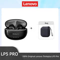 Fone Lenovo LP5 Pro TWS com Bluetooth 5.4, som Hi-Fi, baixa latência para jogos e longa autonomia, ideal para uso gamer, esportivo e diário.
