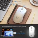 Mouse Sem Fio 2.4G Ergonômico com DPI Ajustável (800 - 1600), Leve e Recarregável, Ideal para Escritório e Jogos – Compatível com PC, Notebook, Mobile e MacBook Pro