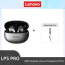 Fone Lenovo LP5 Pro TWS com Bluetooth 5.4, som Hi-Fi, baixa latência para jogos e longa autonomia, ideal para uso gamer, esportivo e diário.