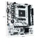 Placa-mãe MACHINIST B450, Processador AMD, Dual-Channel, Memória DDR4, Placa-mãe AM4, M.2 NVME, Suporta Ryzen 5500, 5600, 5600, G CPU