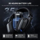 Headset Gamer Sem Fio EKSA G19BT 2.4GHz e Bluetooth 5.4 Ultra Leve com Microfone para PC, PS5 e Xbox