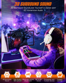 Headset Gamer NUBWO HG04L com Microfone para MOBILE, PC, PS5, PS4, Xbox Series X|S, Xbox One e Nintendo Switch