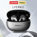 Fone Lenovo LP5 Pro TWS com Bluetooth 5.4, som Hi-Fi, baixa latência para jogos e longa autonomia, ideal para uso gamer, esportivo e diário.
