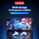 Fone de Ouvido Lenovo GM2 Pro Bluetooth 5.3 TWS com Microfone, Áudio 9D e Modo Jogo